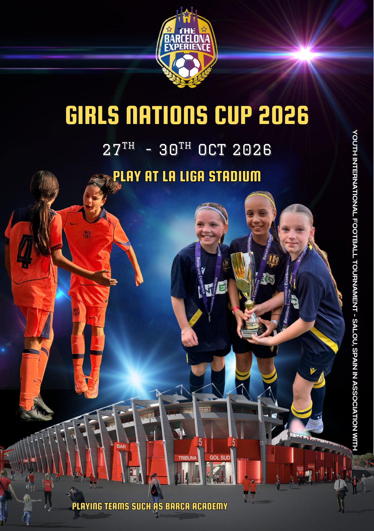 The Barcelona Experience Girls Nations Cup 27th-30th Oct 2026